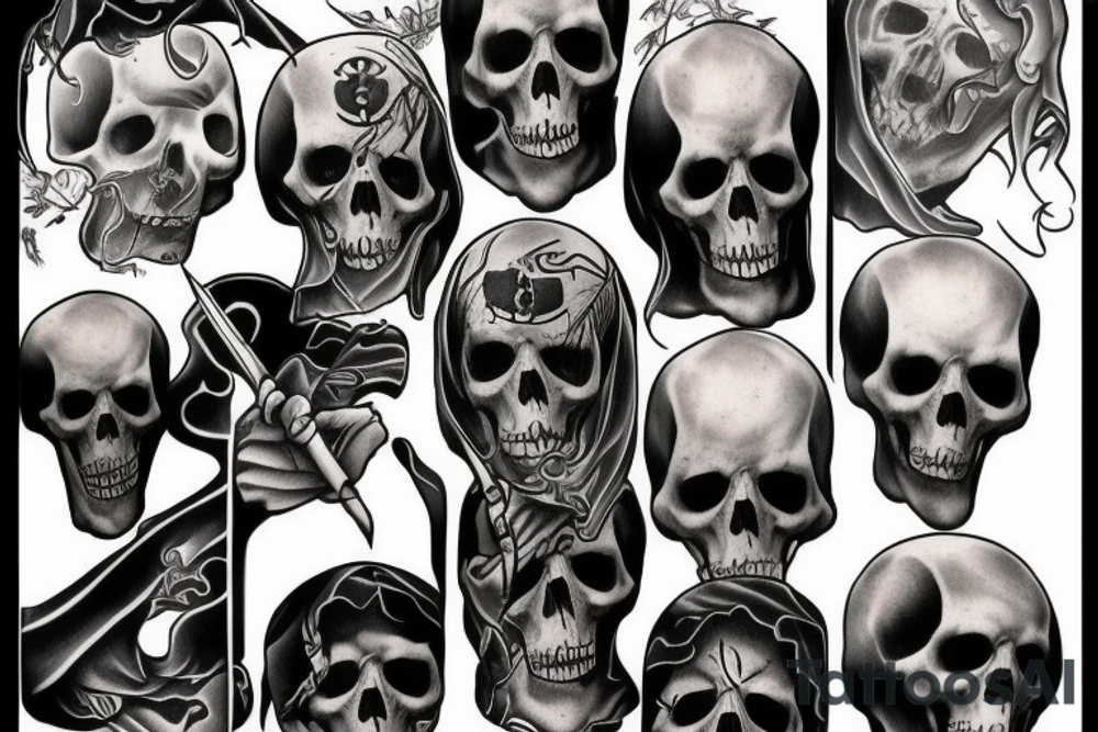 Grim reaper tattoo idea