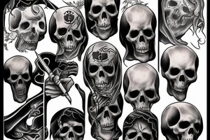 Grim reaper tattoo idea