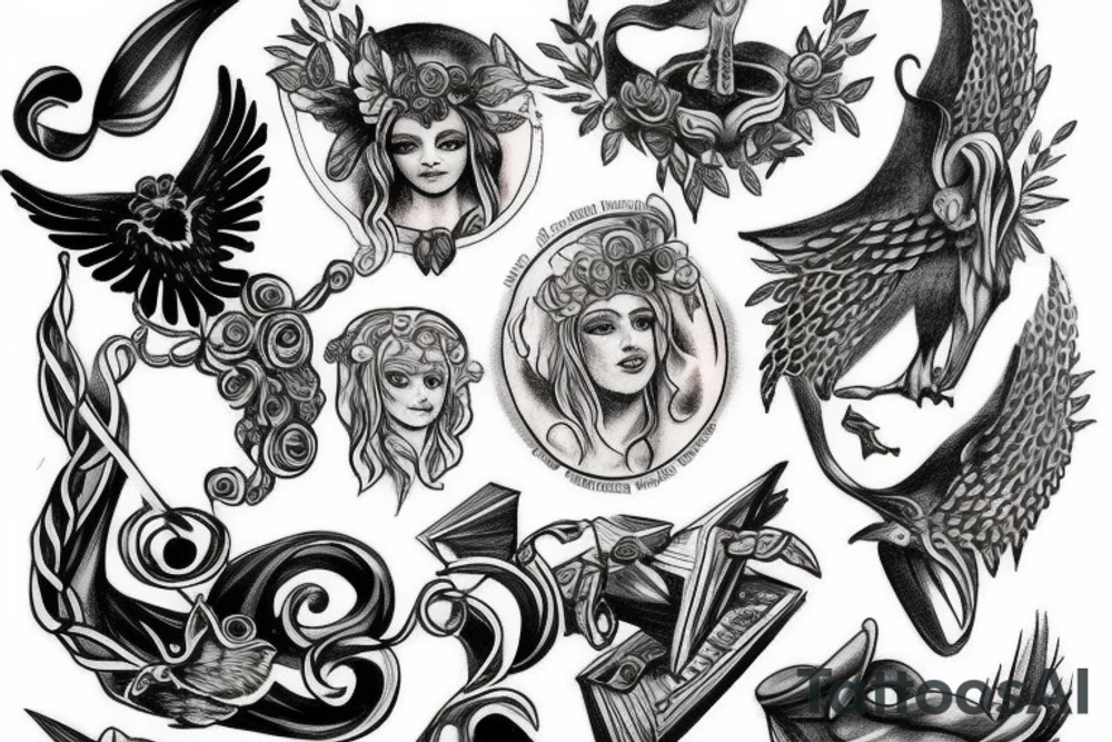 greek mythology chest tattoos tattoo idea