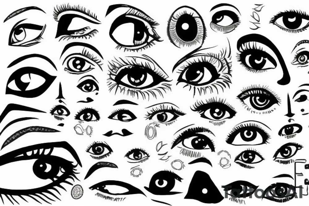 all watching eye tattoo idea