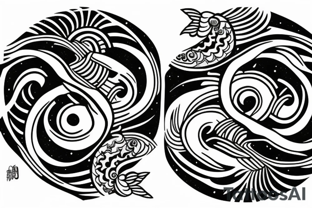 yin yang tattoo idea