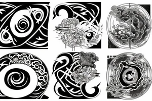yin yang tattoo idea