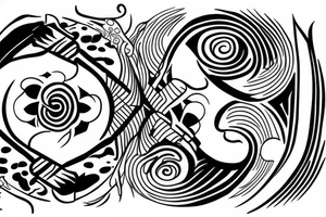 yin yang tattoo idea