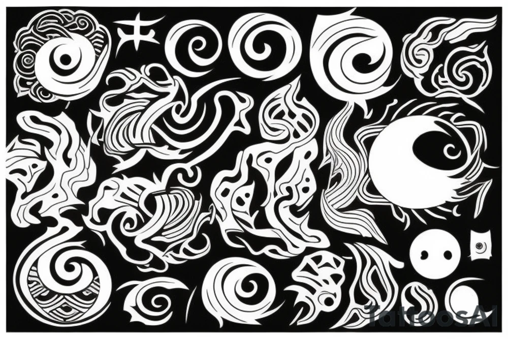 yin yang tattoo idea