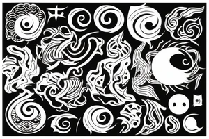 yin yang tattoo idea