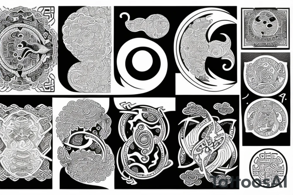 yin yang tattoo idea