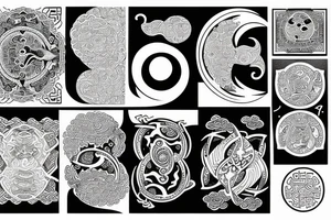 yin yang tattoo idea