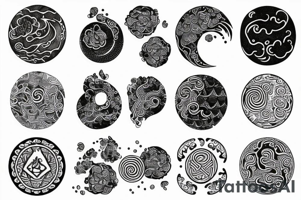 yin yang tattoo idea