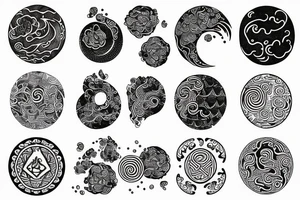 yin yang tattoo idea
