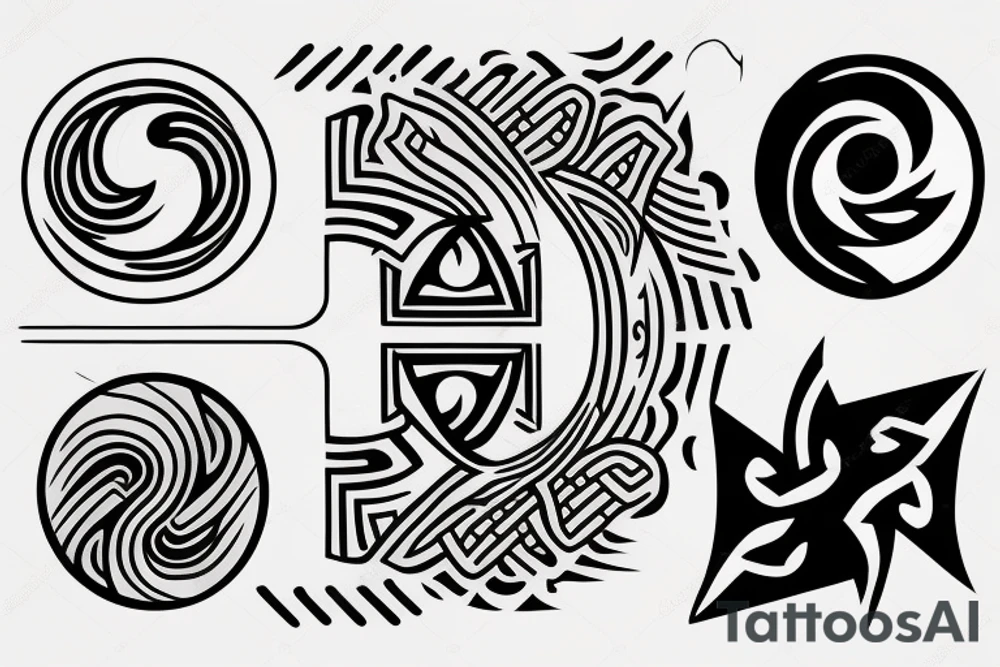 yin yang tattoo idea