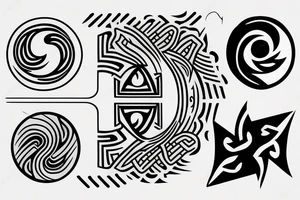 yin yang tattoo idea