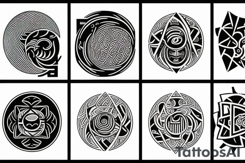 yin yang tattoo idea