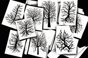 bleeding tree tattoo idea
