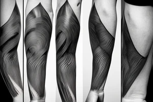 anatomical minimalist modern tattoo masculine tattoo idea