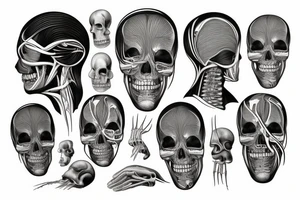 anatomical tattoo idea
