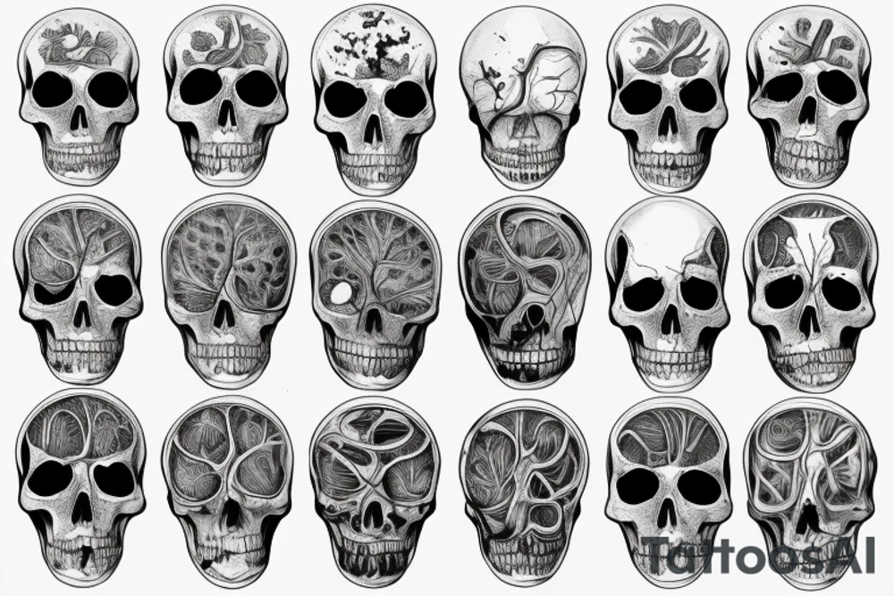 anatomical tattoo idea