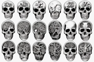 anatomical tattoo idea