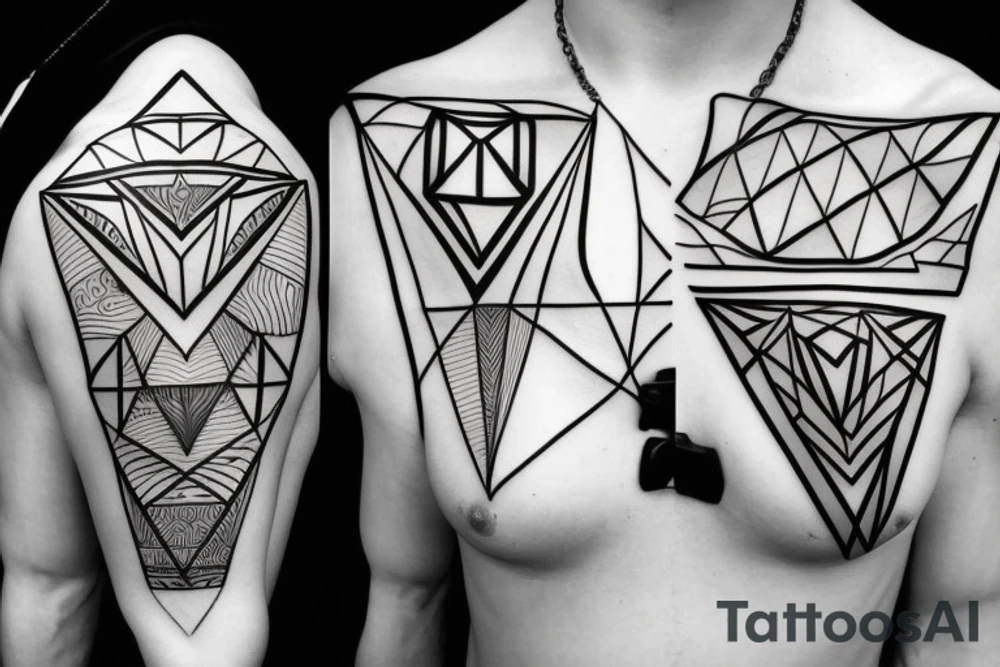 Triangles tattoo idea