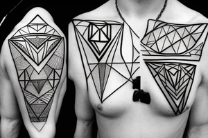 Triangles tattoo idea