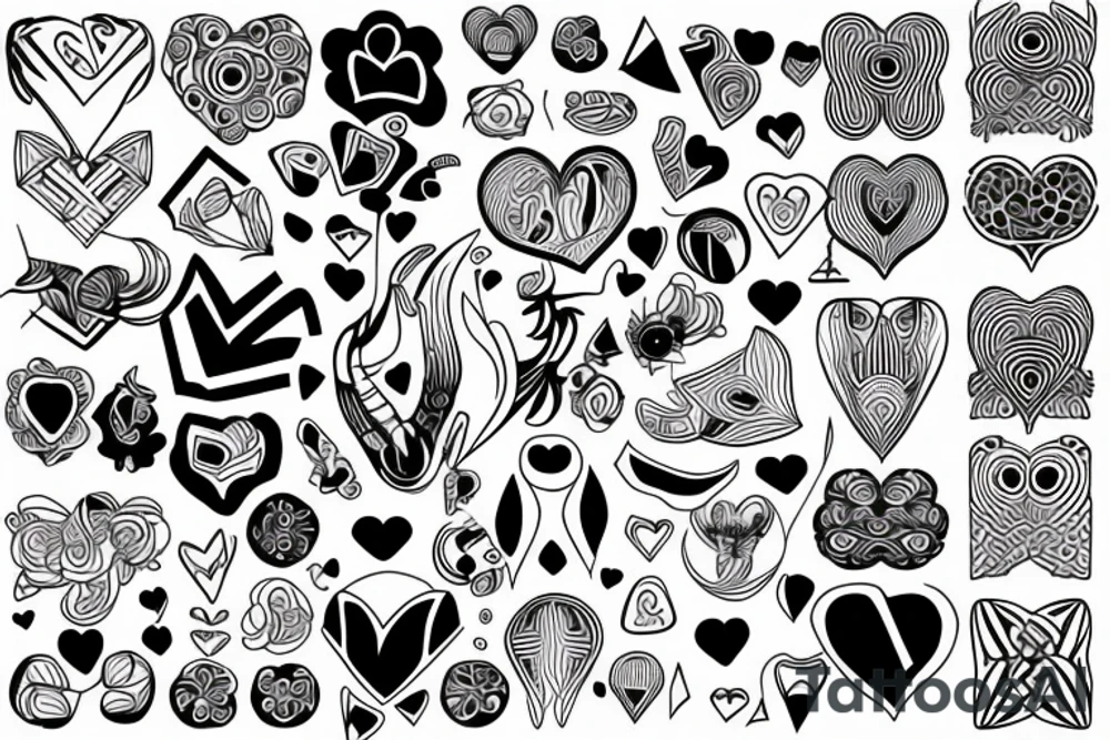 heart tattoo idea