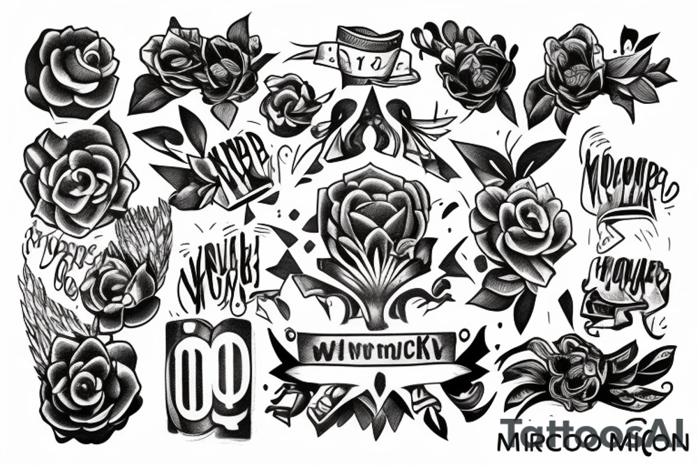 Mirco concept tattoo for hand, mind over matter, remember why you started tattoo idea