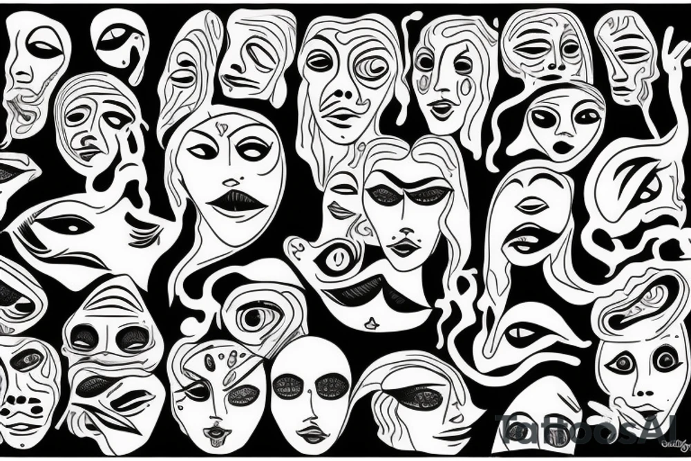 lost eyes tattoo idea
