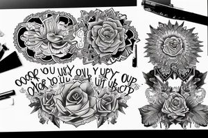 You are your only limit, remember why you started
Hand Tattoo
Micro realism designs next to quotes tattoo idea