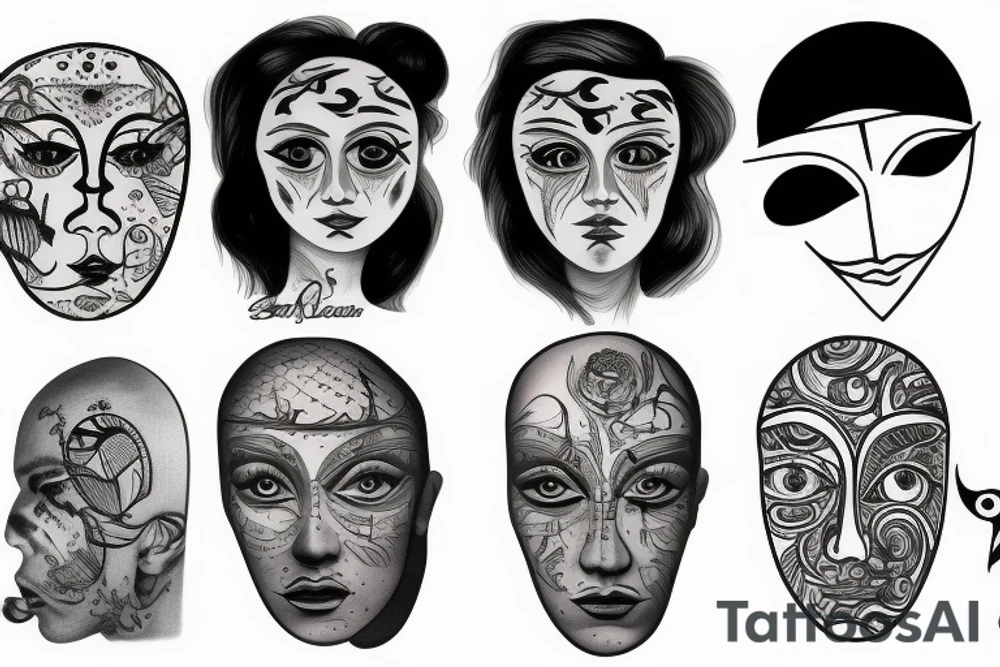 lost eyes tattoo idea