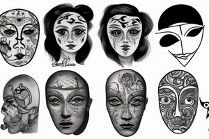 lost eyes tattoo idea