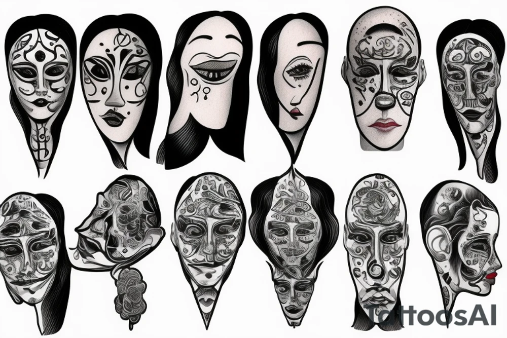 lost eyes tattoo idea