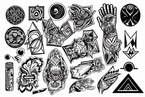Hand Tattoo,micro realism, mind over matter tattoo idea