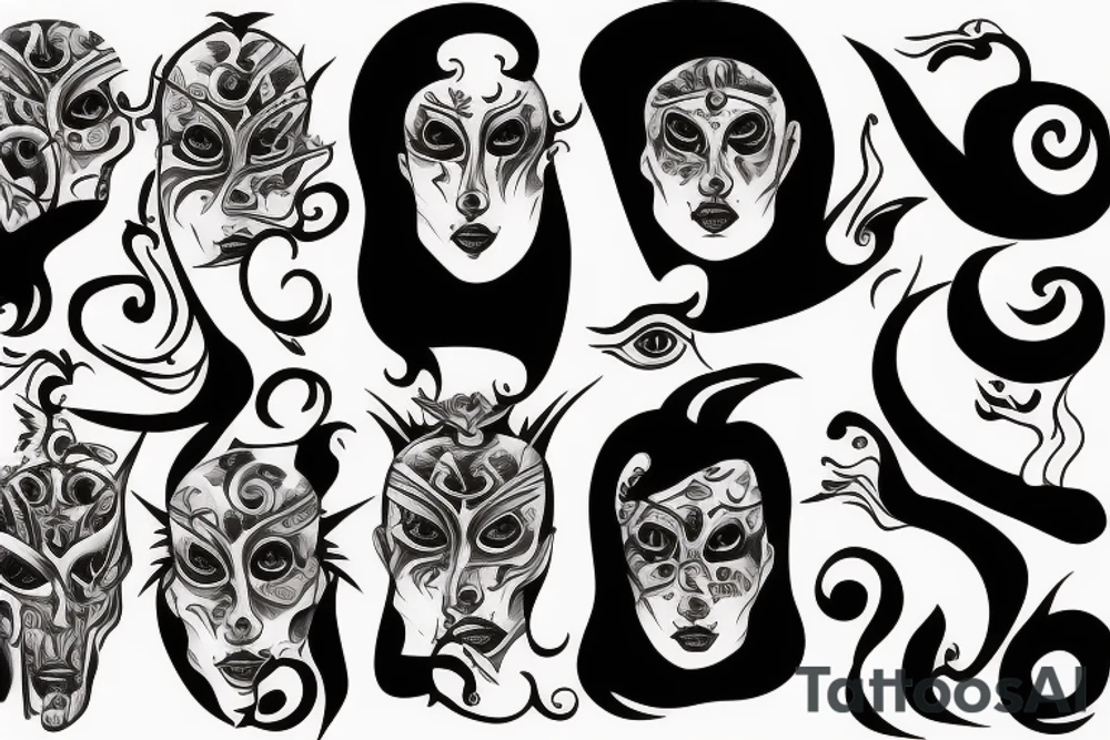 burning eyes tattoo idea