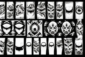 burning eyes tattoo idea