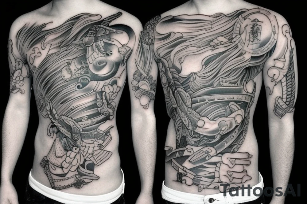 genji sword tattoo idea