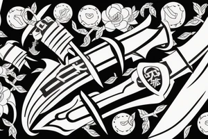 genji sword tattoo idea