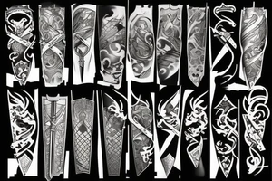 genji sword tattoo idea