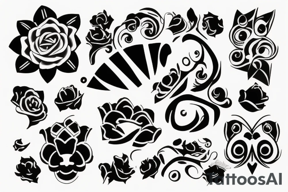 black empress tattoo idea