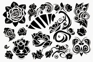black empress tattoo idea