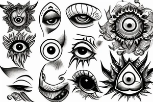third eye tattoo idea
