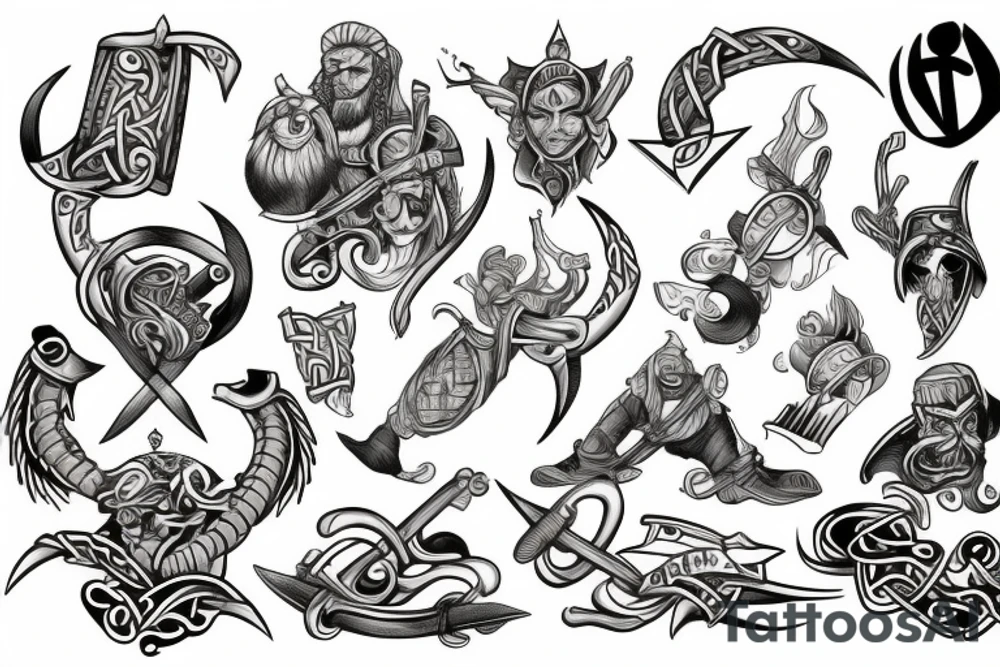viking tattoo idea