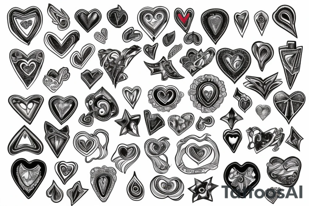 Heart light tattoo idea