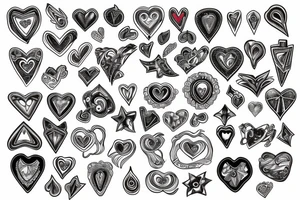 Heart light tattoo idea