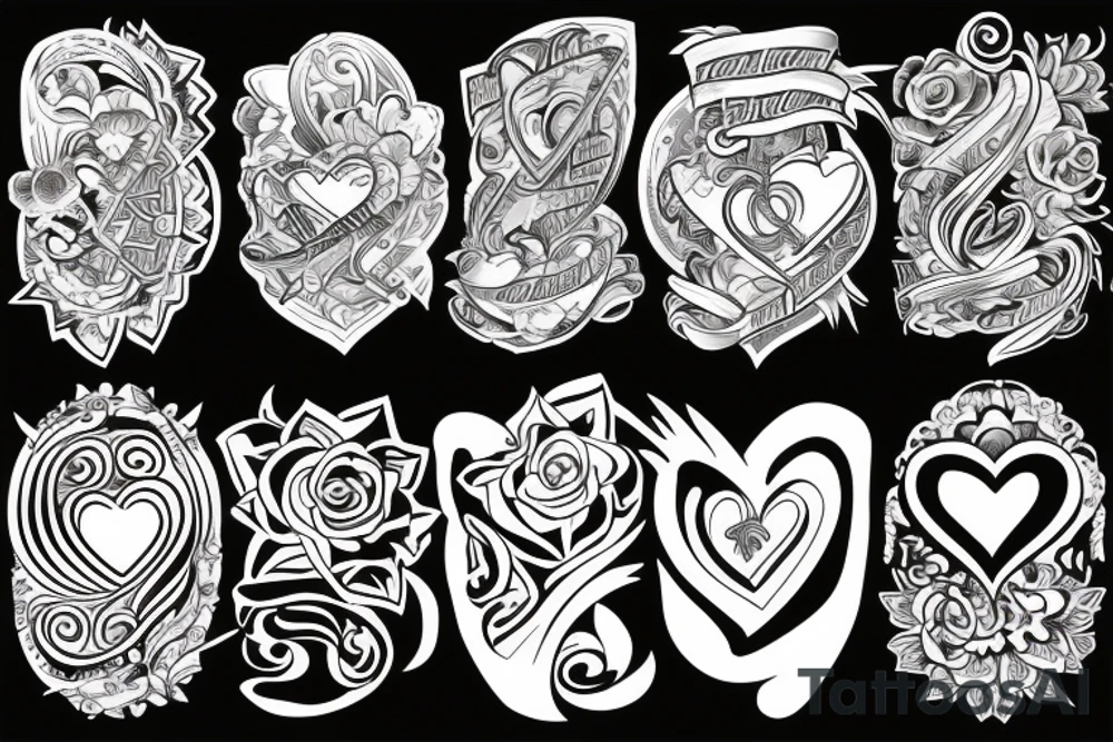 Heart light tattoo idea