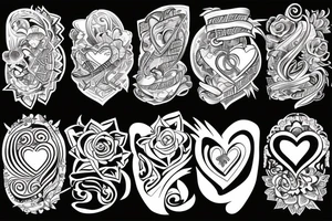 Heart light tattoo idea