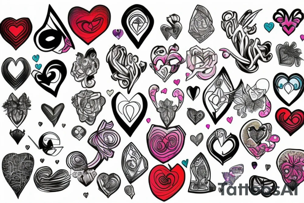 Heart light tattoo idea