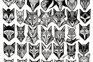 A psychodynamic fox tattoo idea