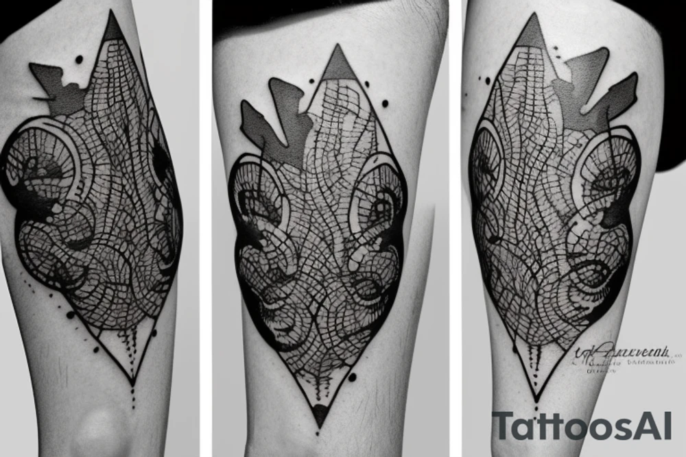 A Rorschach Inkblot tattoo idea