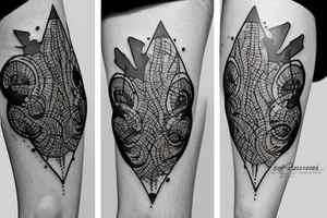 A Rorschach Inkblot tattoo idea