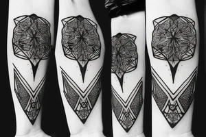 A Rorschach Inkblot tattoo idea