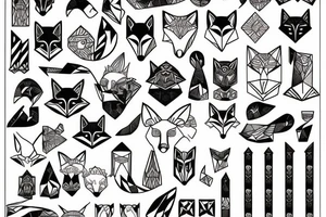 A fox protector tattoo idea